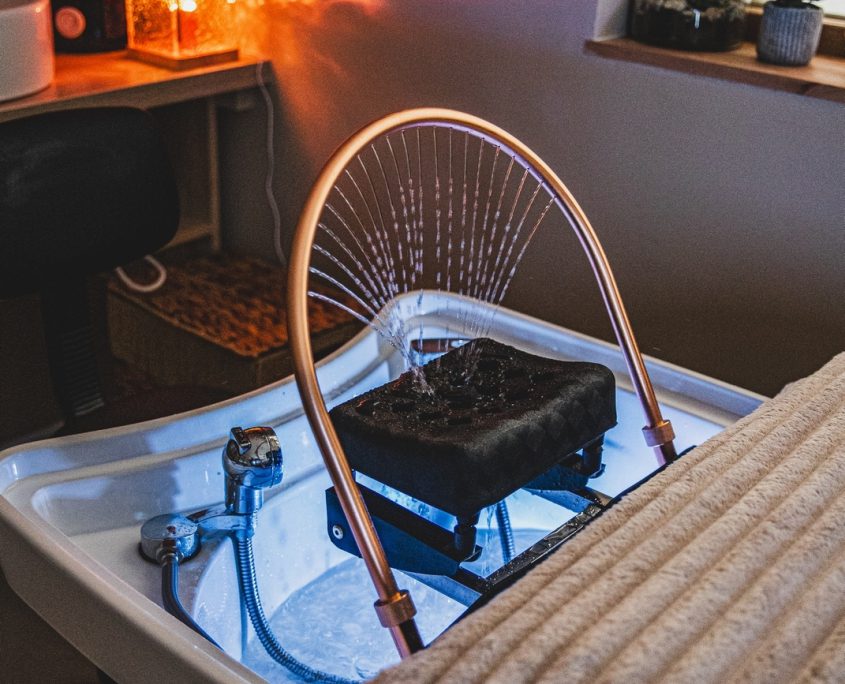 Arche Head Spa lumière rouge La Parenthese Head Spa Saint-Romain-de-Colbosc